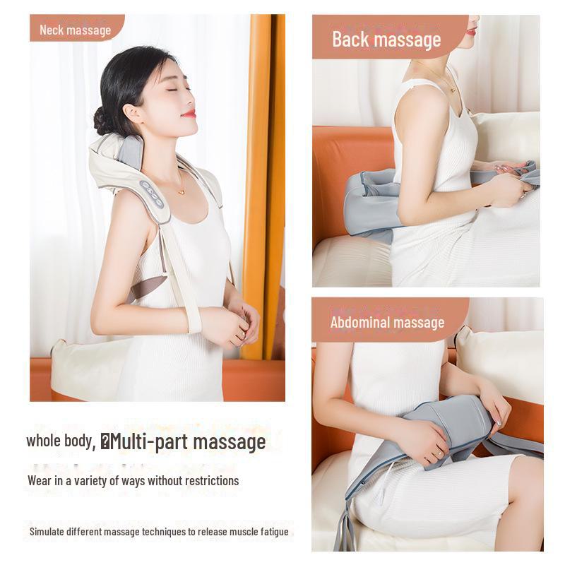 Multifunktionales Nacken- und Schultermassagegerät mit Wärme