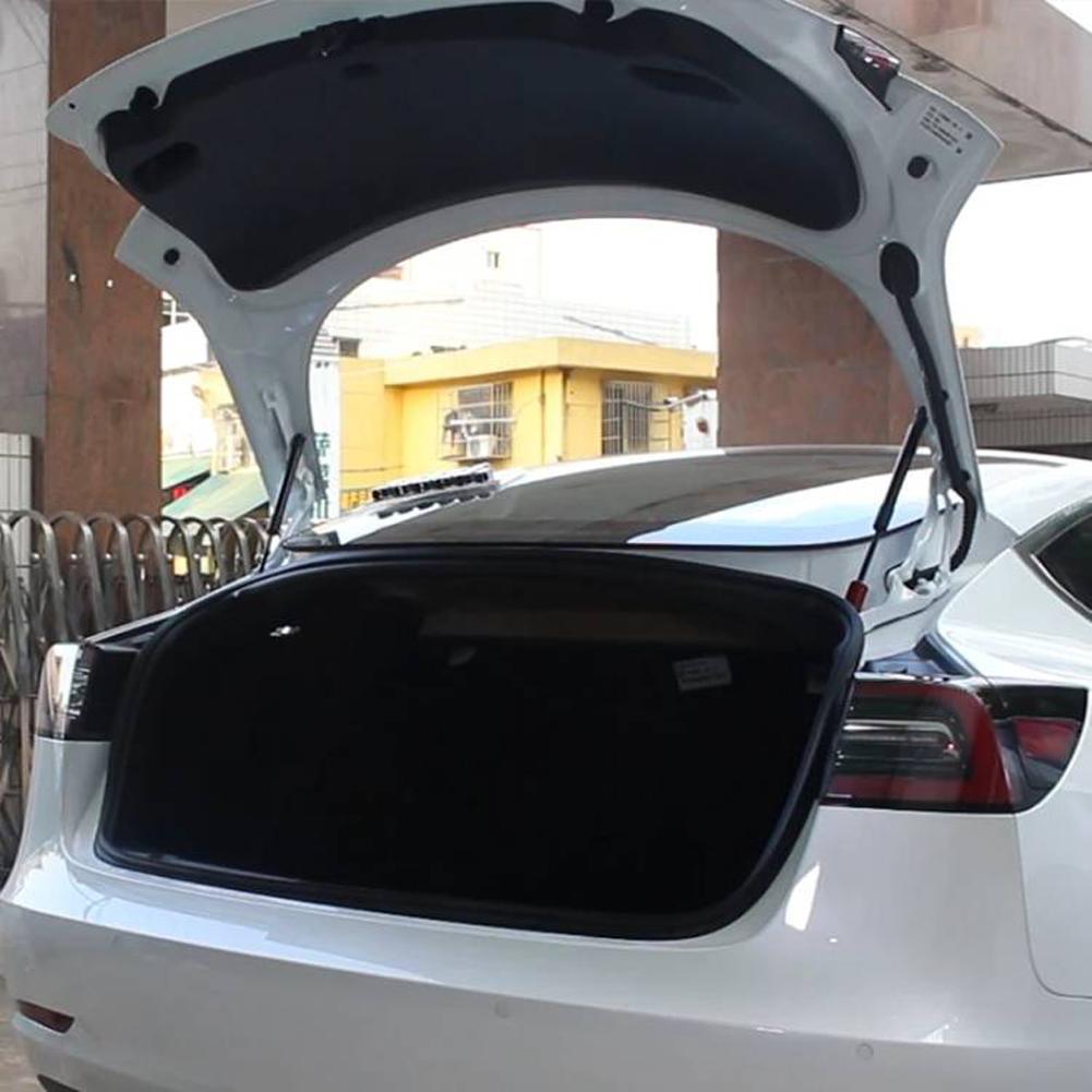 1 sada zvedáků předního motoru, podpěry automatické 2dílné zvedací páky, černá pro Tesla Model 3, autopříslušenství