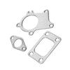 38mm1.5in Gasket 5Bolt Downpipe Combo Kit Fitting for T3T4 Turbocharger