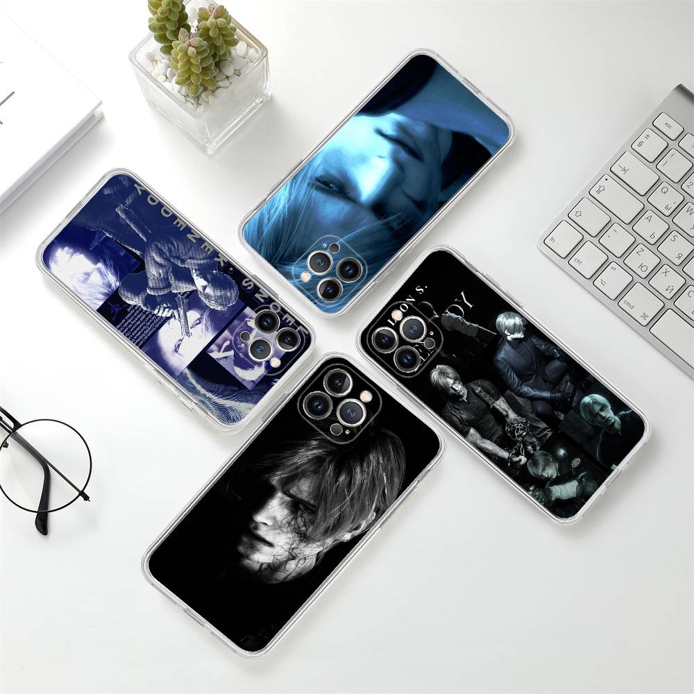 Game Leon Resident E-Evil Phone Case For IPhone 17 16 15 14 13 12 11 Pro Max Plus Soft Cover Personalized DIY