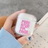 Colorful Maximalist More Amor Por Favor Earphone Case For Apple Airpods 4 3 2 1 Pink Letter Soft Clear Cover for Airpod Pro 3 2