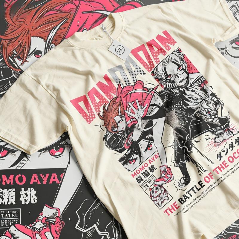 

Dandadan Okarun Tshirt Okarun Momo Ayase Cute Japanese Cartoon Gift Comfortable and Breathable Shirt Y2k Ins 3XL