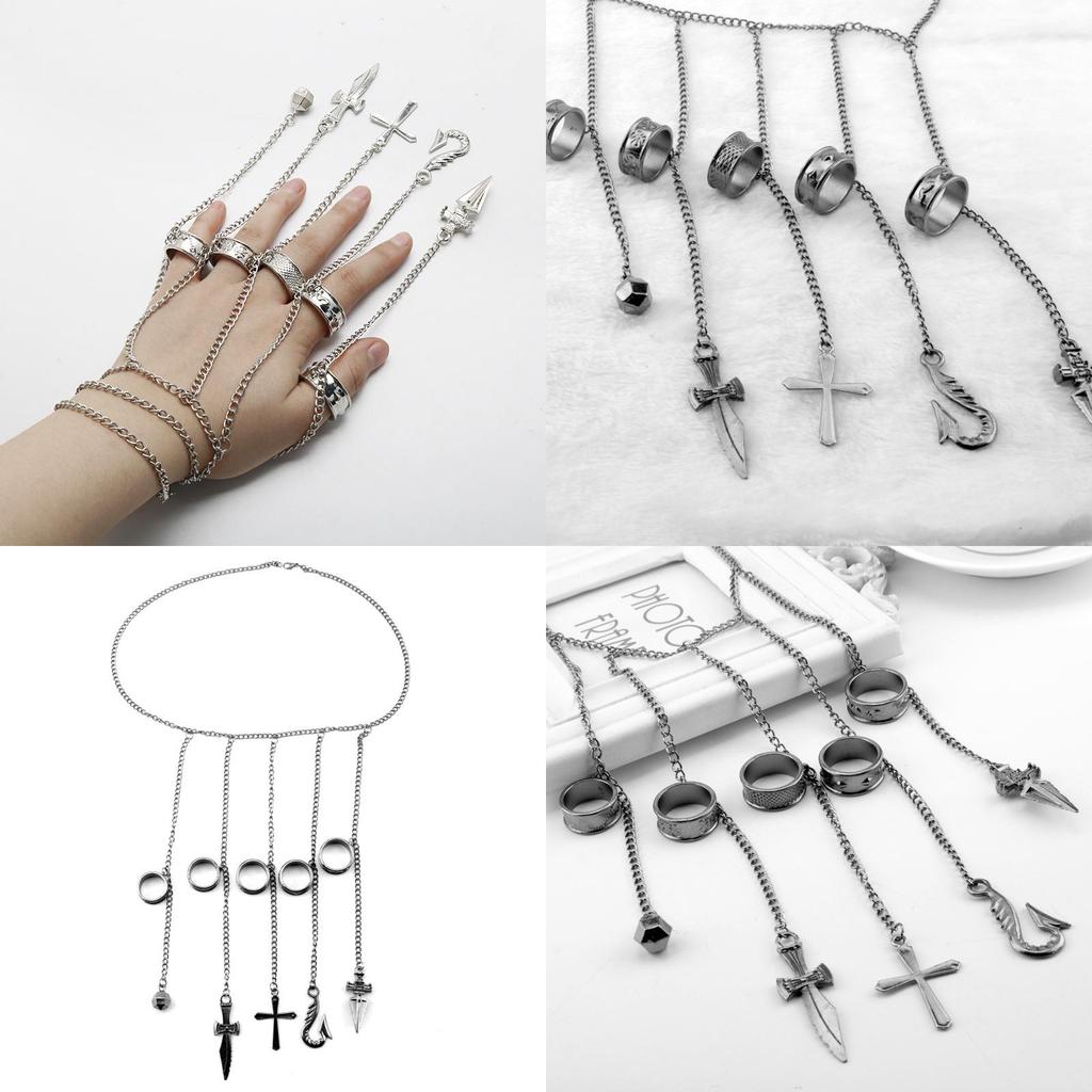 Hunter×hunter Five Finger Chain Pendant Jewelry For Anime Gift Enthusiasts