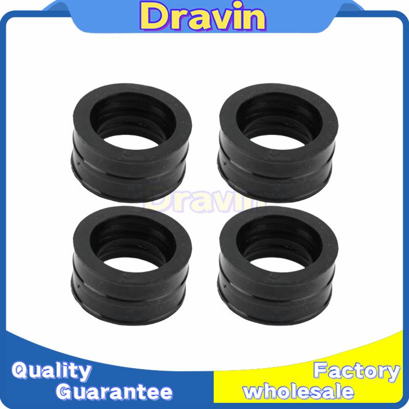 New 4PCS Carburetor Intake Manifold Boots For 1979-1982 Honda CB650 CB650C CB650SC 16211460770 16211-460-770  16211 460 770 4pcs 16211-460-770