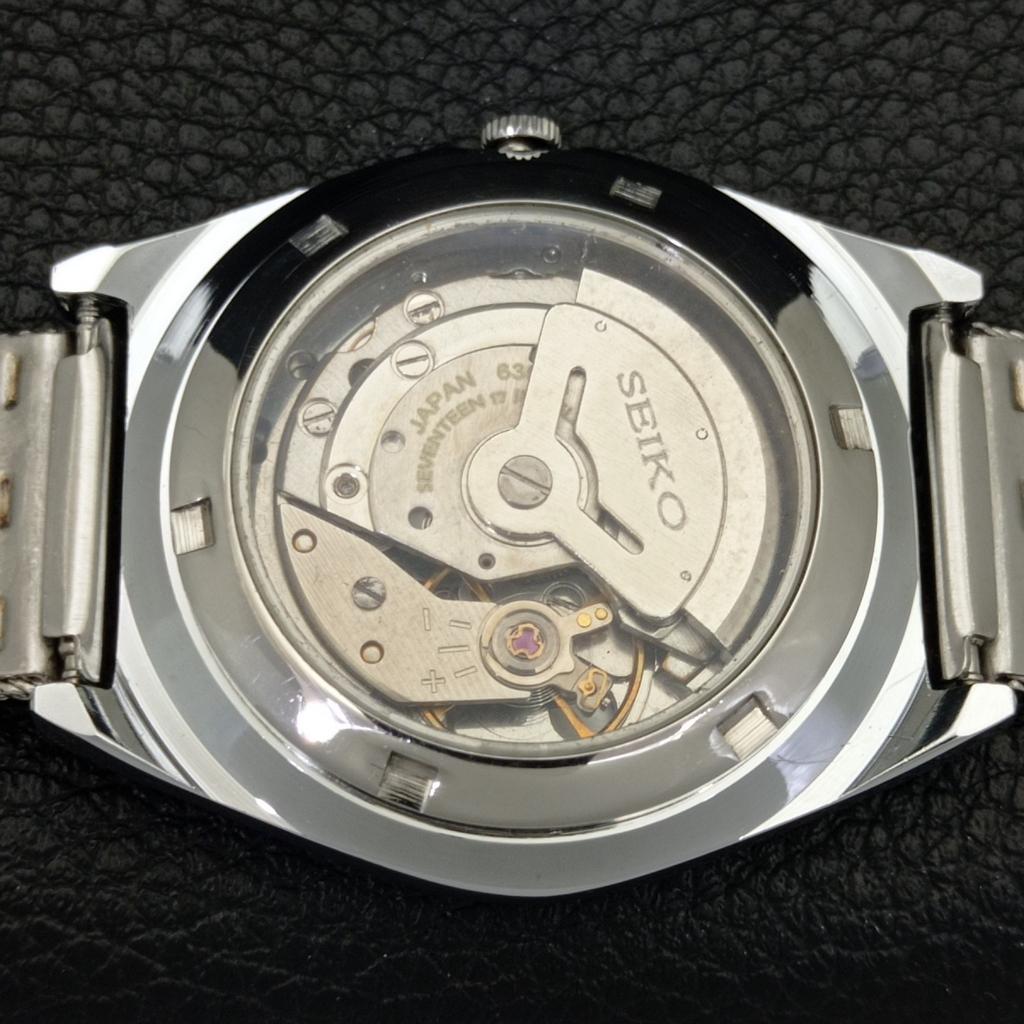 JAPAN VINTAGE REFURBISHED SEIKO 5 AUTOMATIC 6309A MENS WHITE WATCH a441325-5 Sk-a441325