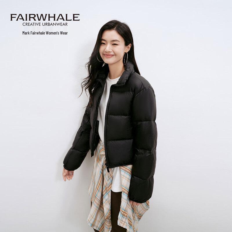 Mark Fairwhale Women's 2025 Windproof Stand-Collar Short Down Jacket