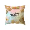 Home Decor Christmas Theme Printed Pattern Cushion Cover Home Living Room Sofa Decoration Square Throw Pillow Pillow Cover