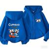 Children's Cardigan Hoodie Zipper Style Sweatshirt Boys Girls3-12Yrs Brand Sports Top Casual Fashion Charming Loose Coat Clothes