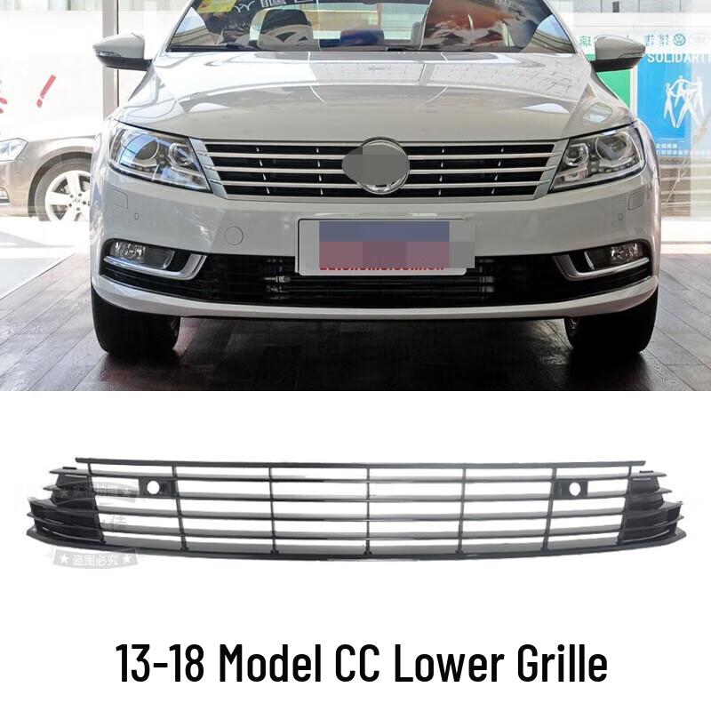 Kühlergrill-Lüftungsgitter und Nebelscheinwerfer-Zierleiste für CC Modelle 2013–2018