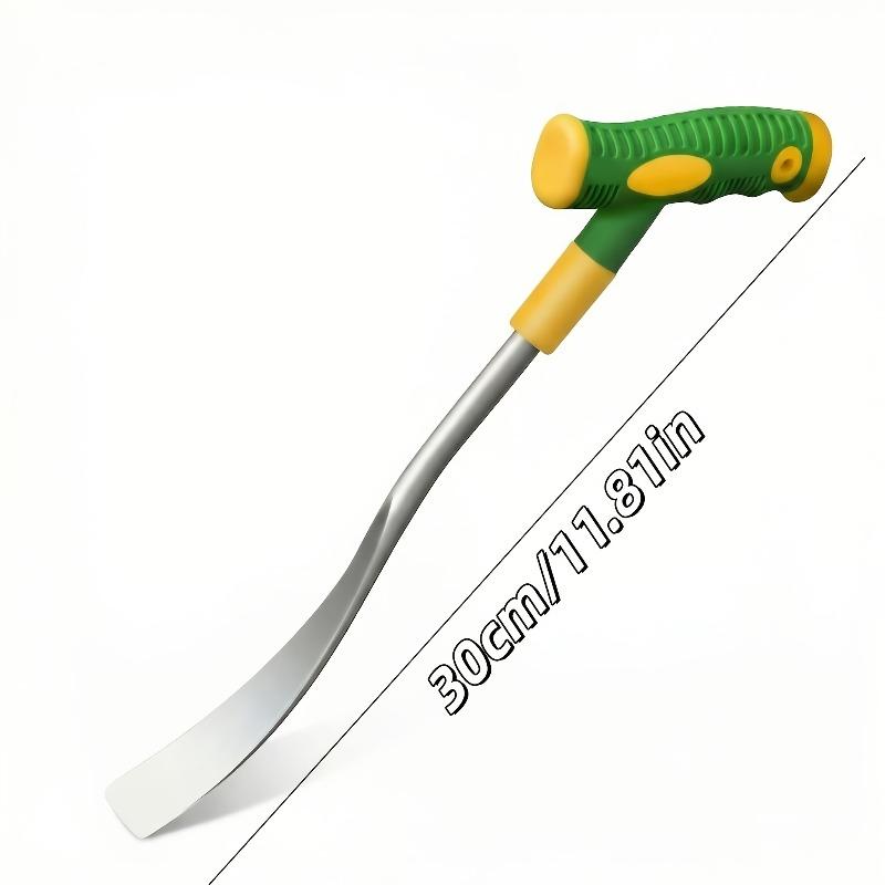 

Portable Gardening Shovel Stainless Steel Weeding Tool with Ergonomic T Handle for Planting Transplanting Garden Spade 1 piece pack