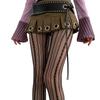 Women Sexy Hollowed Lace Solid Pantyhose Stockings Vintage Rhombus Striped Geometric Jacquard Fishnet Tights Leggings