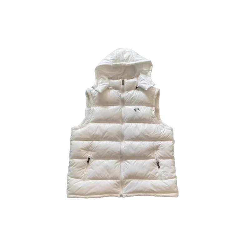 Men Women Padded Vest Waterproof Warm Classic Couple Sleeveless Jacket