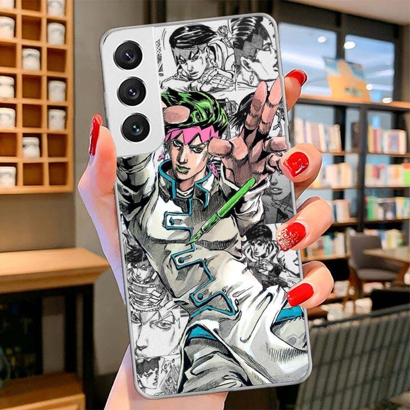 JoJo Bizarre Adventure Rohan Kishibe Cover Phone Case For Samsung Galaxy S26 S25 Edge S24 Ultra S23 S22 Plus S21 S20 FE Soft Fun