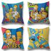 Anime The Movie S-Simpsons-S   Pillow Anime Pillow Sofa Bed Head Pillow Cover Cushion Cover Fashion