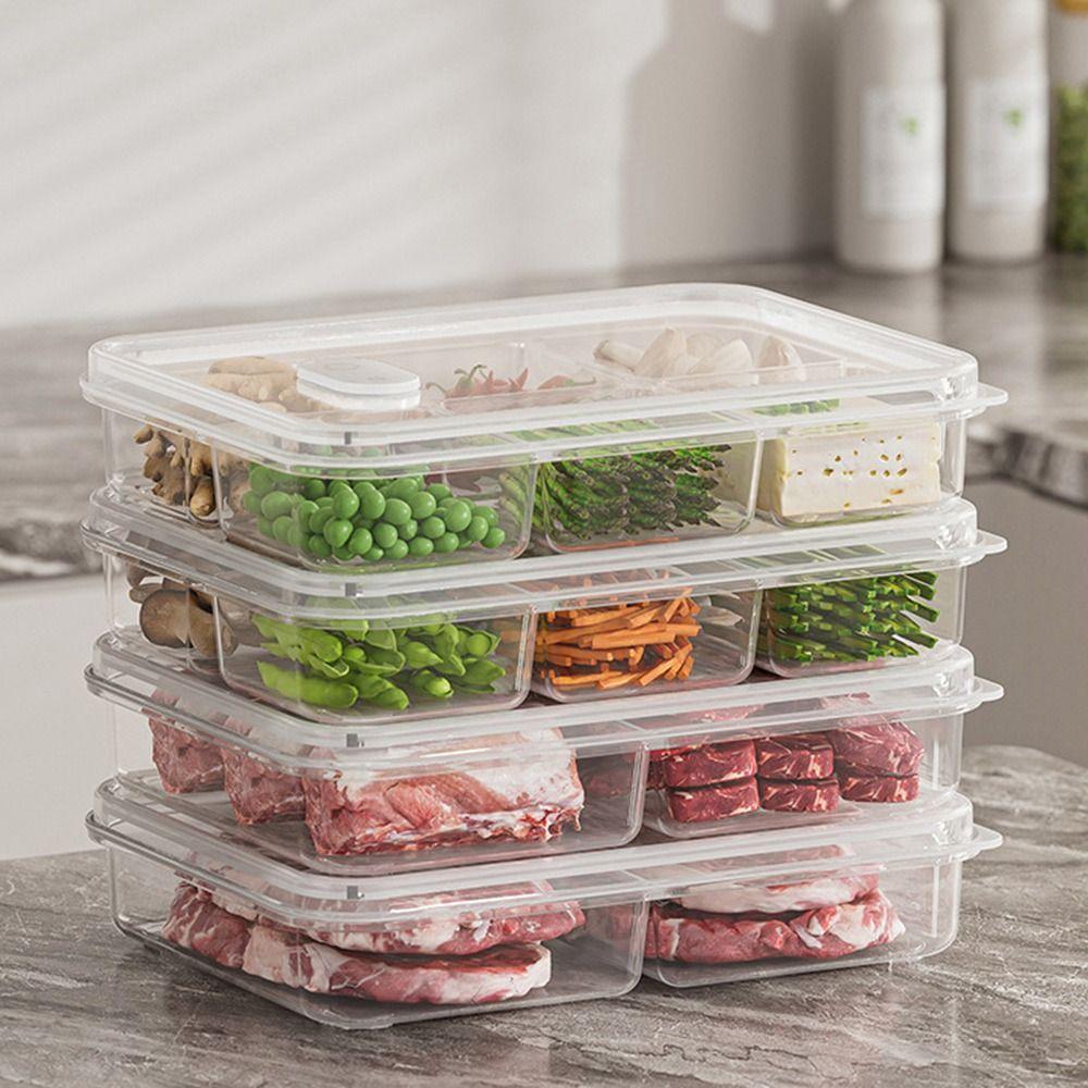 Multifunctional Refrigerator Storage Box Fresh Preservation Fridge Storage Bin  Kitchen Organizer