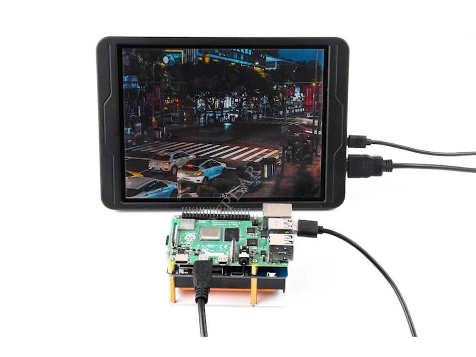 Raspberry Pi 21700 Large Capacity UPS Module: 5V Output, Simultaneously Supports Charging & Discharging