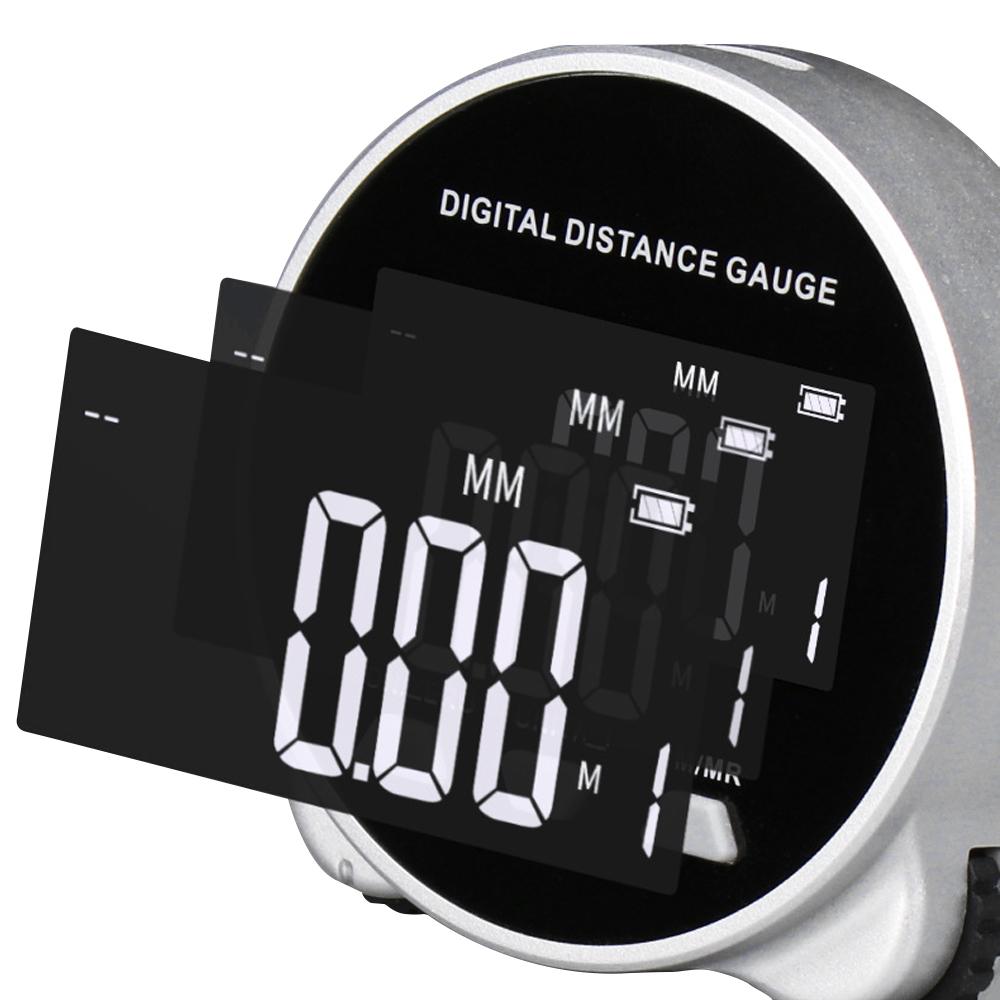 Electric Ruler Distance Meter Tape Portable HD LCD Screen Long Standbuy Multifunction Ruler Tools Tape Electronic Rangefinder