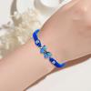 1/2/5/10Pcs Blue Friendship Bracelet Women Adjustable Woven Rope Knot Protection Lucky Friendship Bracelet