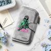 Cool Alien Pattern Long Wallet Fashion Multifunctional Portable Card Holder Purse