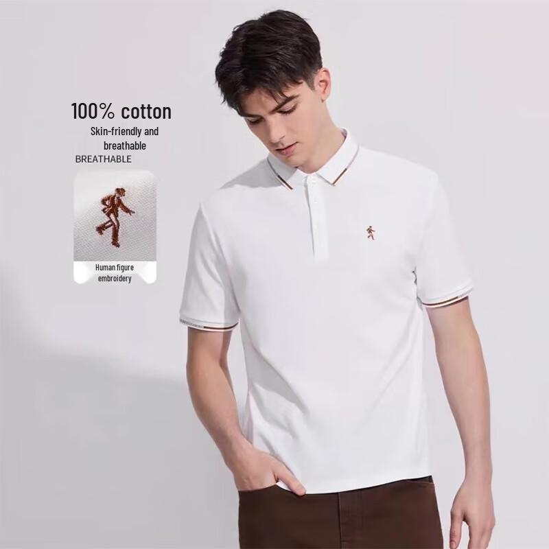 Men s Pure Cotton Short Sleeve POLO Shirt 50