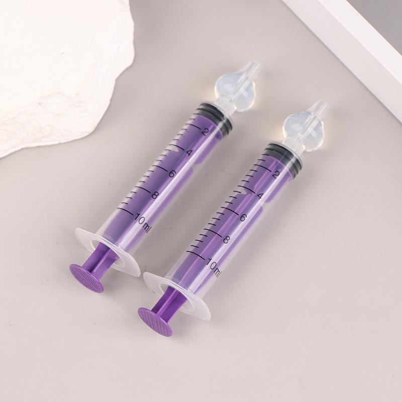 1Pc 10Ml Baby Silicone Nasal Aspirator Nasal Syringe For Infant Safe Nasal Washer Needle Tube Cleaner Newborns Nose Cleaner