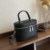 Lichee Pattern Leather Women's Crossbody Bag Fashion Mini Designer Handbag Quality PU Women's Small Phone Purse Box Lipstick Bag