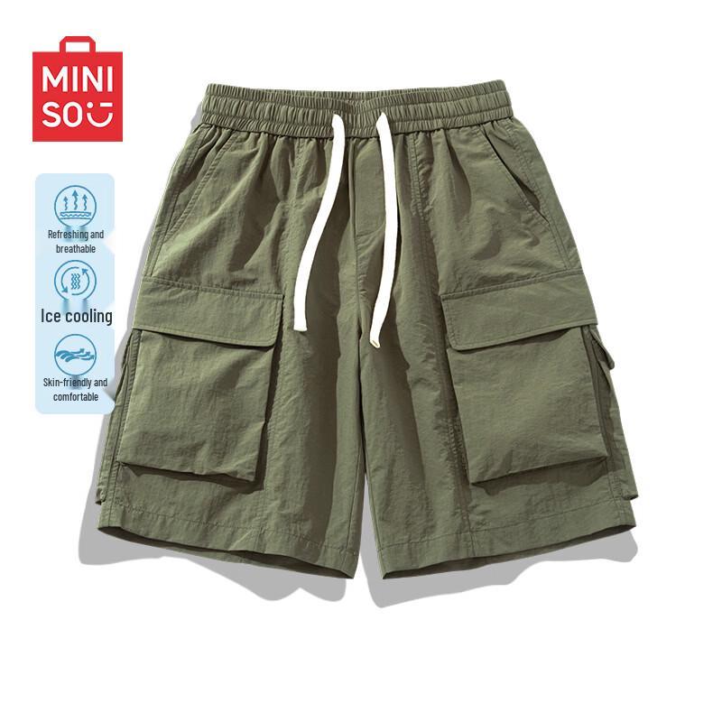 MINISO Men s Summer Techwear Cargo Shorts 3XL