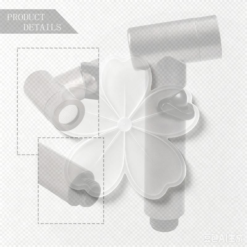 Eco-friendly ABS Spray Shower Head Promotes Water Conservation in Home Bathrooms 1PCS