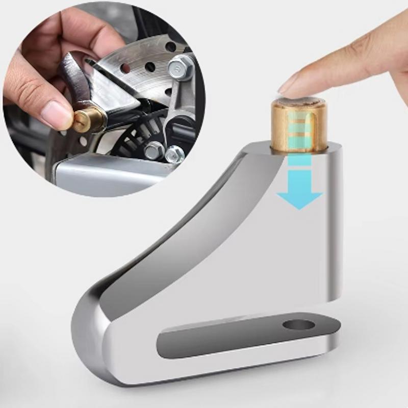 Anti-theft Bicycle Lock Portable Motorcycle Disc Lock Aluminum Alloy Disc Brake Alarm Lock Bicycle Accessories