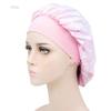 1pc Adjust Solid Satin Bonnet Hair Styling Cap Long Hair Care Women Night Sleep Hat Silk Head Wrap Shower Cap Hair Styling Tools