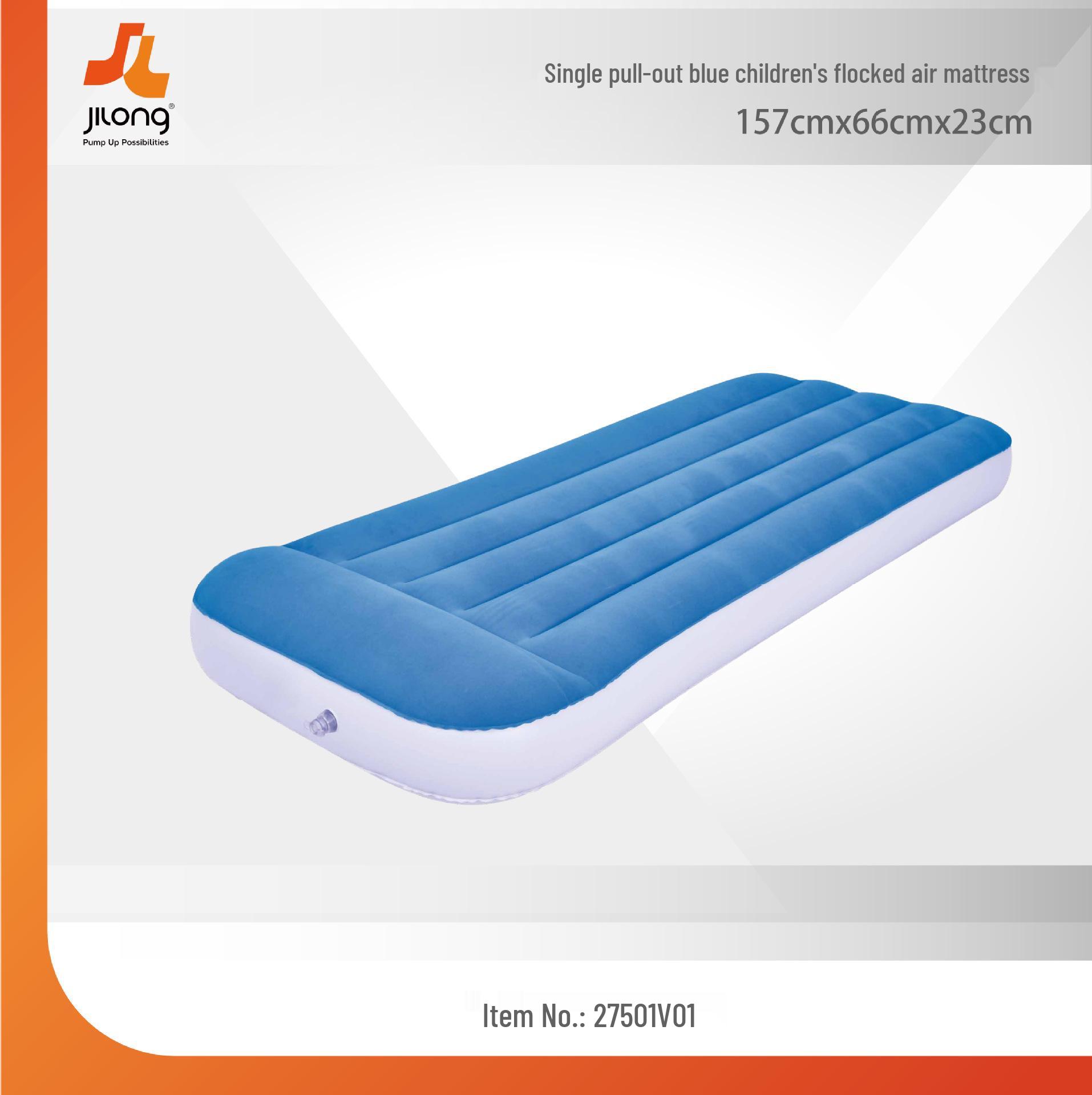 Jilong Kids  Foldable Flocked Inflatable Mattress and Nap Bed