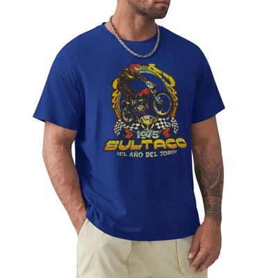 Bultaco 1975 Year of The Bull T-Shirt Quick-drying Sports Fans Quick Drying Oversized Men's Clothing