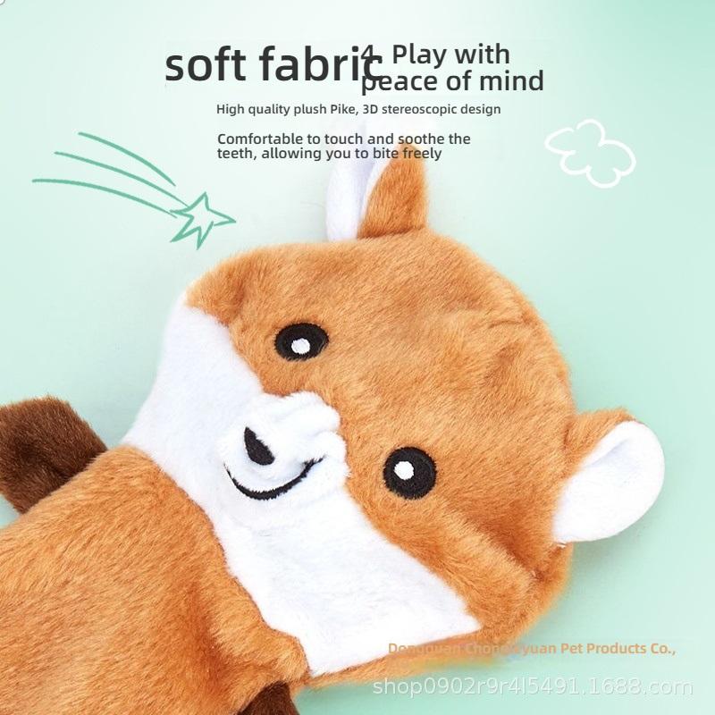 Pet plush toy leather shell resistant to chewing and molaring, plush dog toy that is resistant to chewing and molaring, making noises for dogs