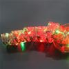 New Year Xmas Christmas Decor Ribbon Lights Double Layer Copper Wire Ribbon Strings Lights For Weddings Christmas Tree Decorations