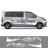 Mounta Forest Styling Van Body Side Sticker For Toyota ProAce Verso City Car Camper Graphics Decor Decal Auto Accessories