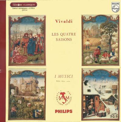 LP deska I MUSICI, FELIX AYO - Vivaldi Čtvero ročních dob 6515007 Philips France Klasická Použitá