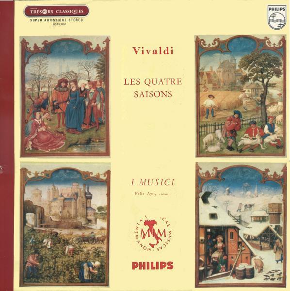 

LP Record I MUSICI, FELIX AYO - Vivaldi Les Quatre Saisons 6515007 Philips France Classical Used