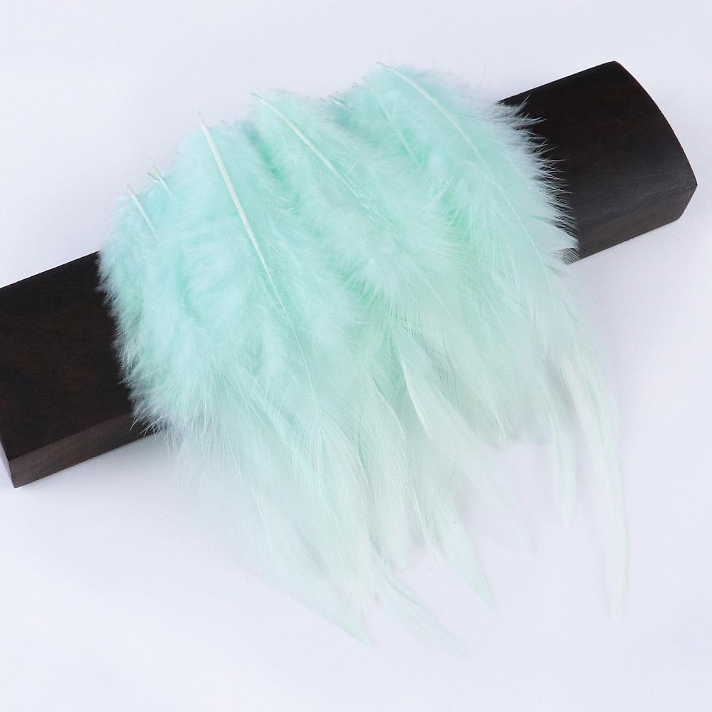 50Pcs High Quality Pheasant Rooster Feather 4-6"/ 10-15Cm Natural Dyed Chicken Plumes for Crafts DIY Jewelry Earring Accessories