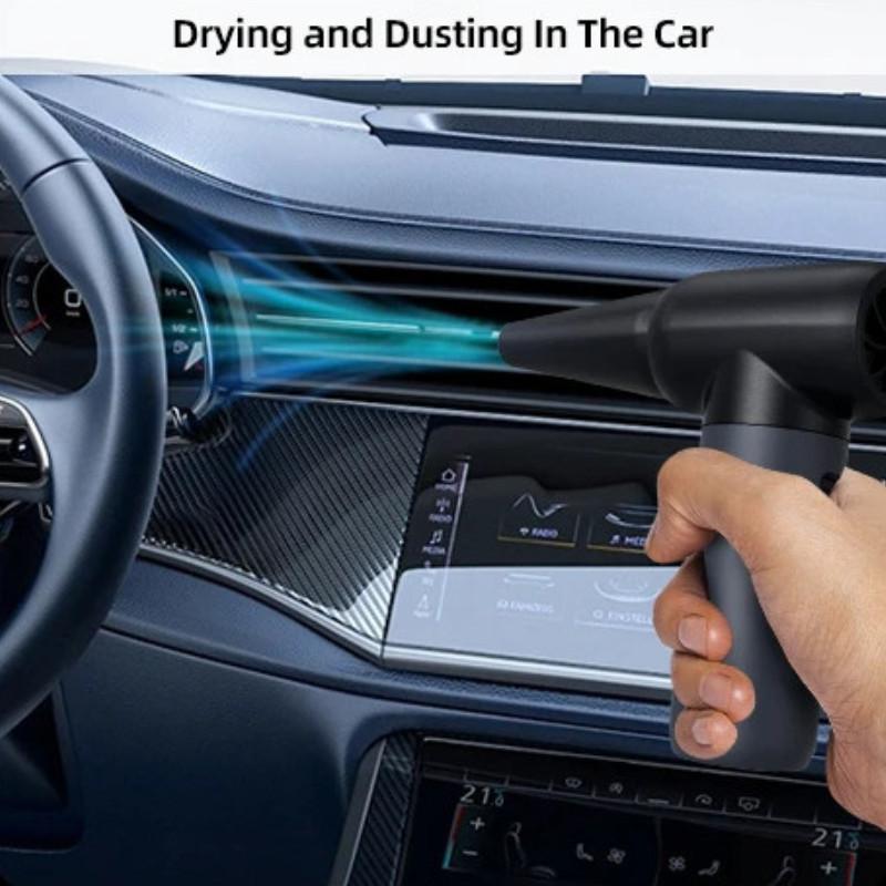 180,000RPM Powerful Turbo Jet Fan Mini Portable High Speed Electric Blower Outdoor Handheld Car Vacuum Cleaner