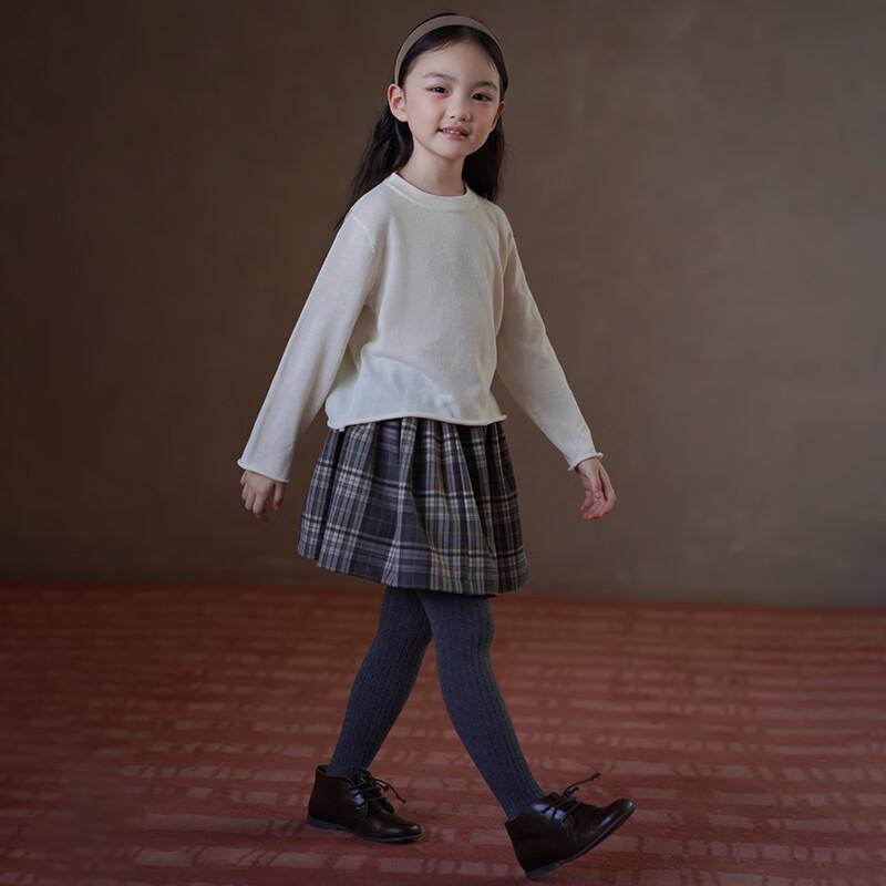 Hacikis Kids' Soft Apricot Knitted Top