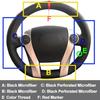Hand Sewing Car Steering Wheel Cover For Toyota Prius 30(XW30) 2009-2015 C(US)