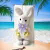 New Easter Beach Towel Festive Party Arrangement Outdoor Beach Towel Microfiber Rabbit