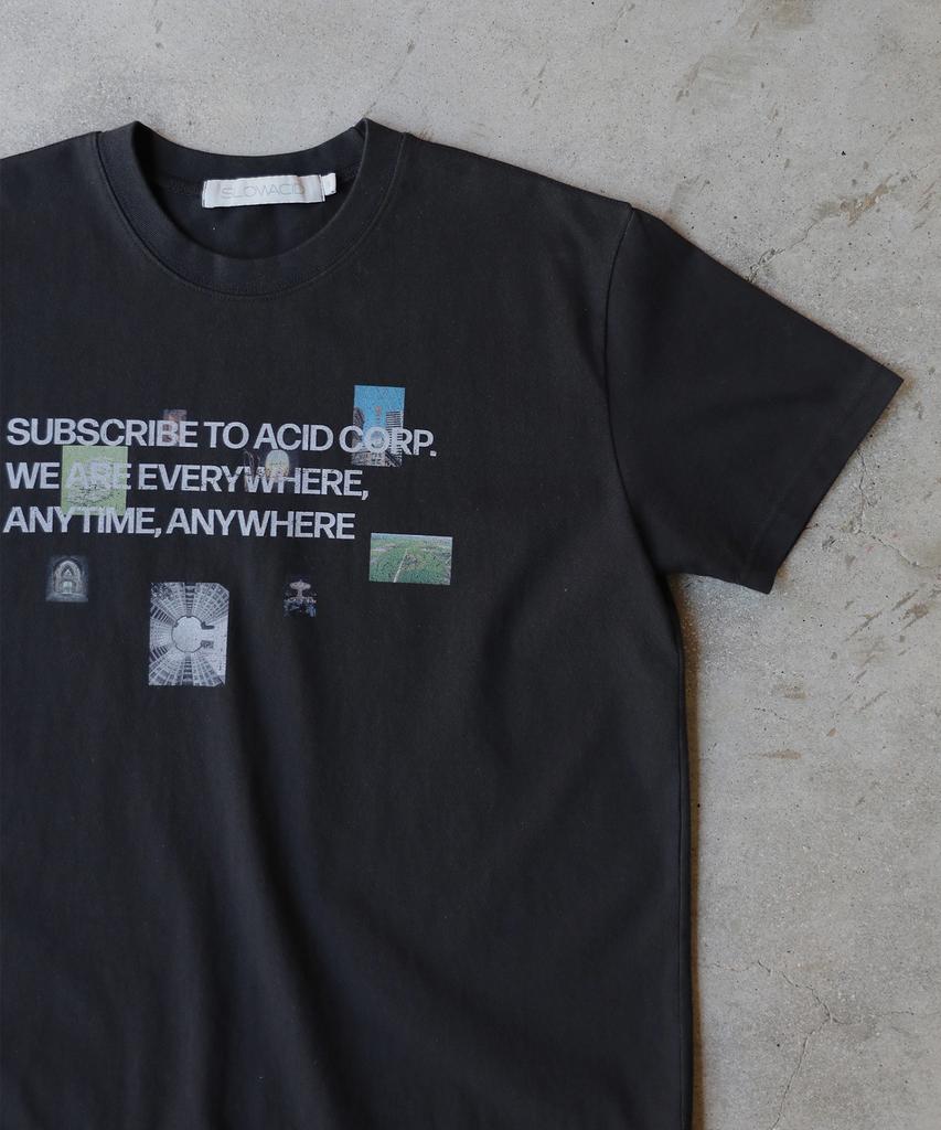 SLOWACID Photodump Short Sleeve T-Shirt [Black]