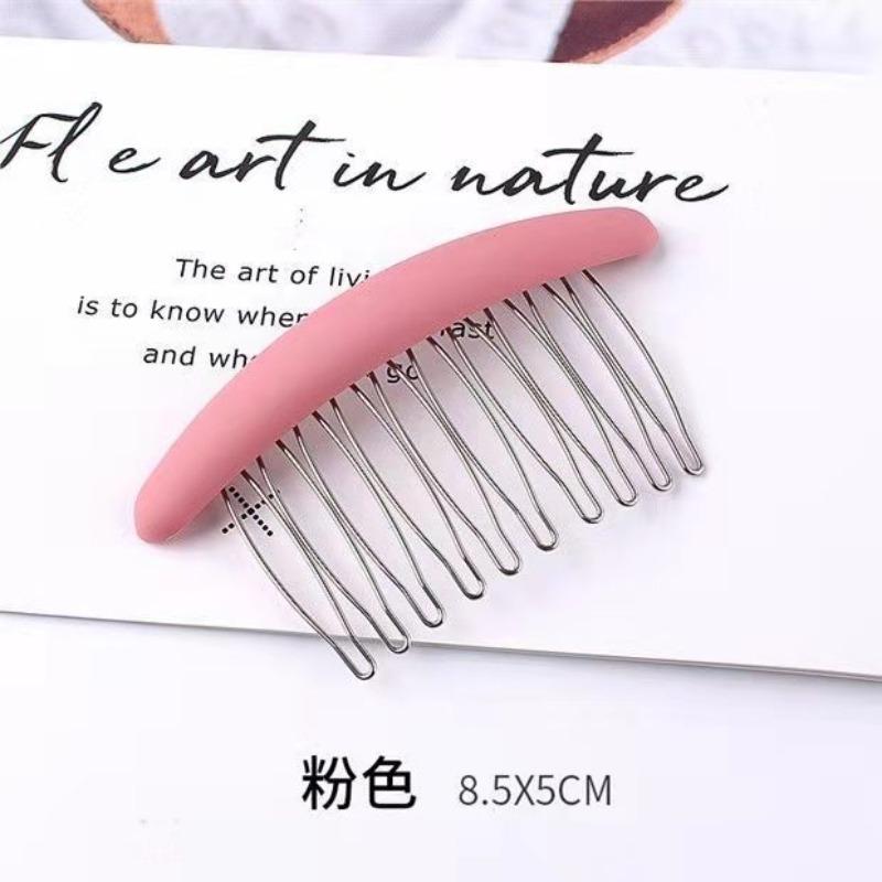 Small Size 7 Teeth Insert Comb Clip Women Hair Styling Hairpins Women Headwear Jewelry Bangs Broken Hair Comb Clip Girls Gifts