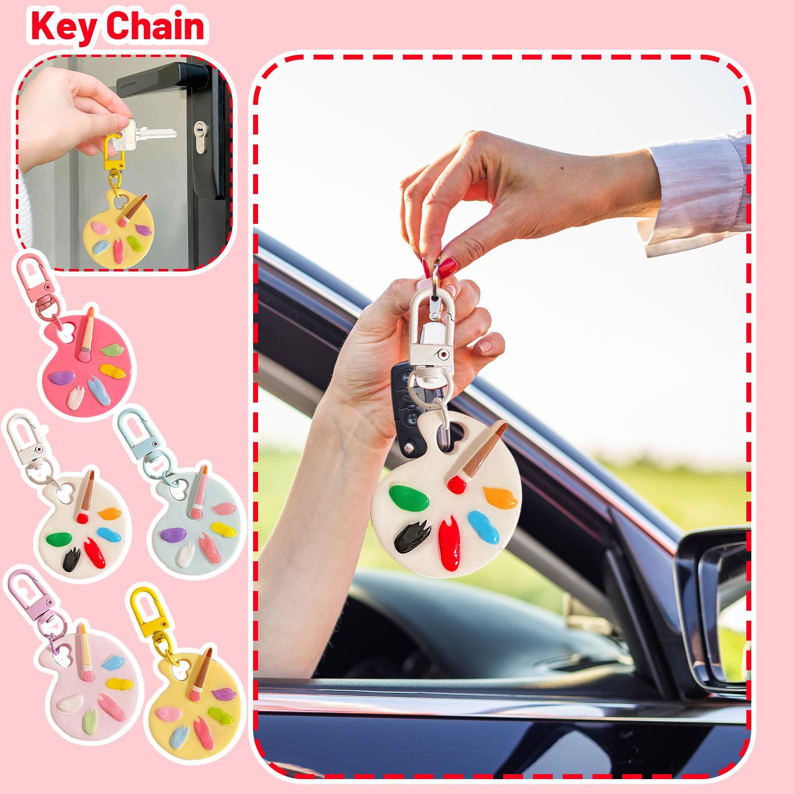 

Fun Creative Keychains, Acrylic Pendants, Small Gift Hanging Accessories One Size фіолетовий