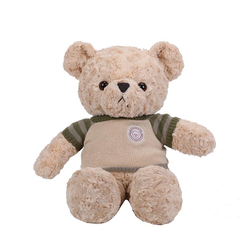 Sweater Teddy Bear Doll Plush Toy Large Hug Bear Soothing Bear Brown Bear Valentine's Day Gift