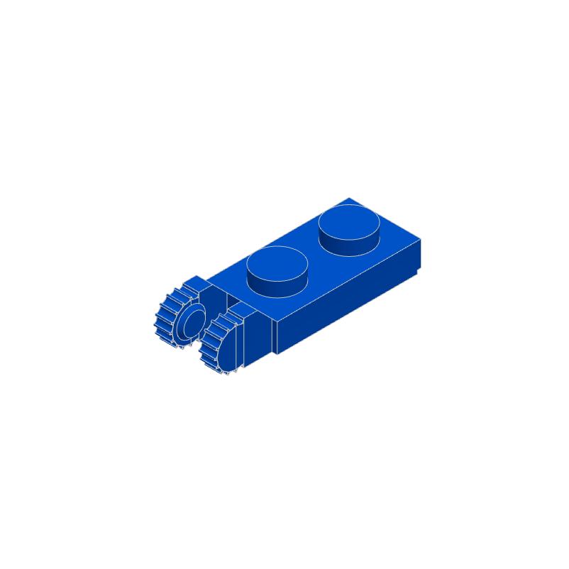 10 Stück 44302 1x2 Scharnierplatte Bausteine Teile Großhandel Moc Kompatibel Mit Montierbaren Partikeln Steinen Kinderspielzeug