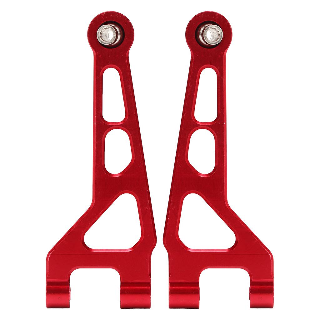 2Pcs RC Car Front Upper Arm Aluminum Alloy Spare Part for MJX 1 16 Remote Control Model 16208 16207 16210 Red