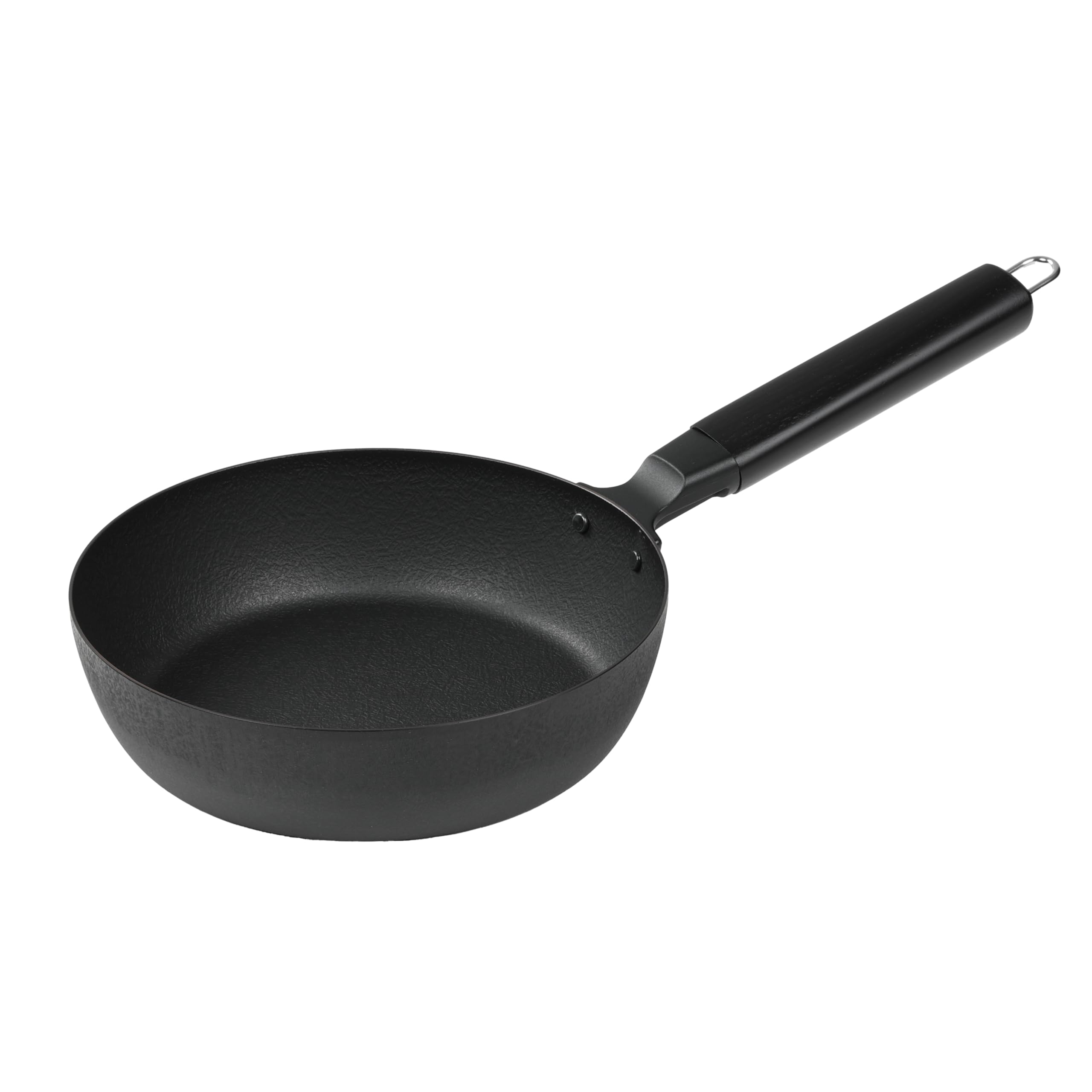 

[Amazon.co.jp Exclusive] BLKP. 20cm H-Compatible Frying Pan, Made in Japan, 1.6mm Thick Iron, Double Fiberline Finish, Matte Silicone Coating, AZ-5195