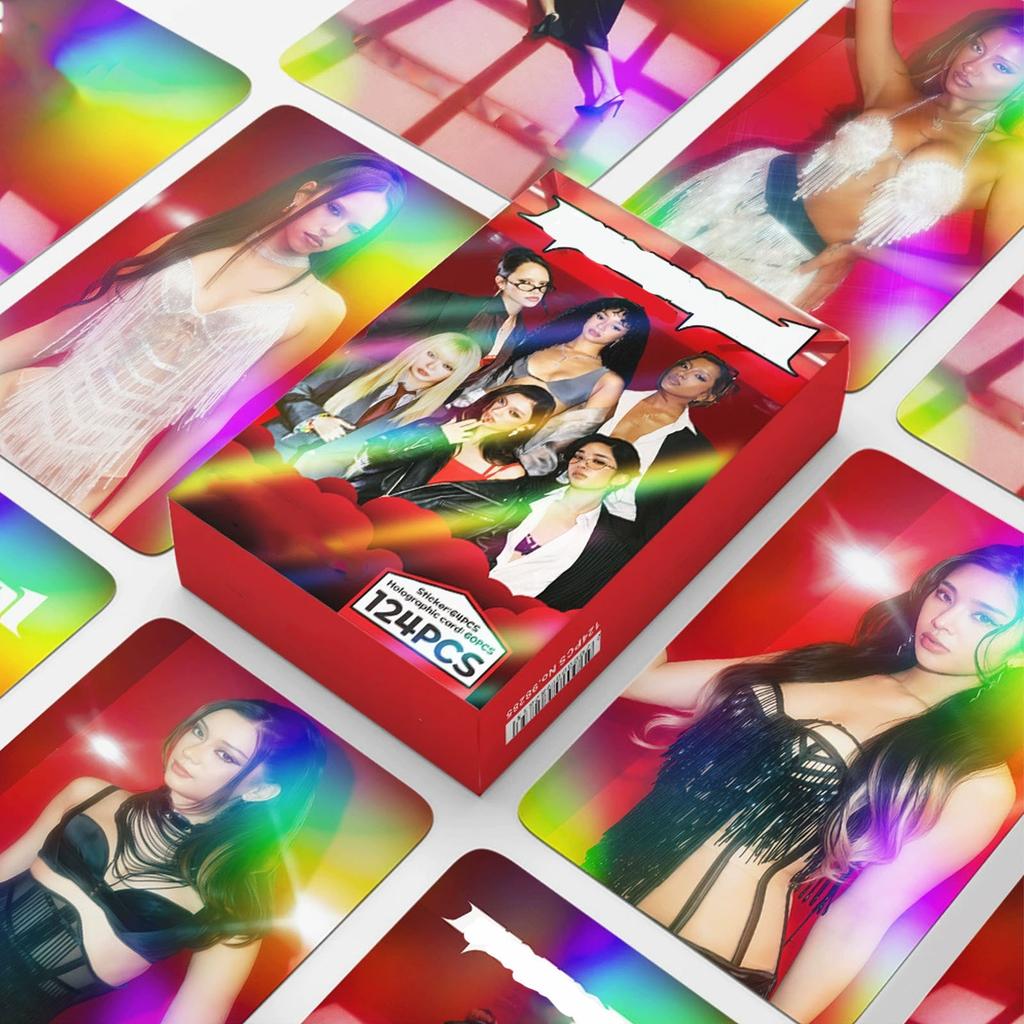 1 Pack Star Sticker Cards, Music Single Cards for Fan Collection